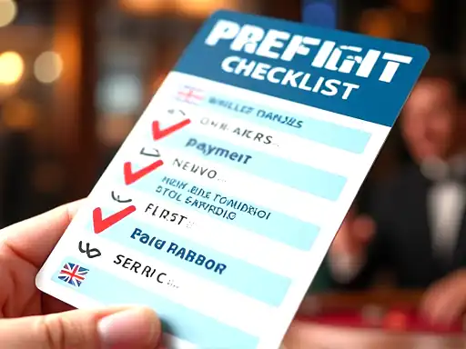 Before deposit checklist for Vegas Now bankroll and terms setup