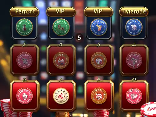 Vegas Now VIP progression concept with tier rewards